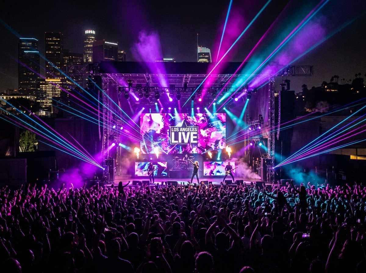 LA Live Tour Staging